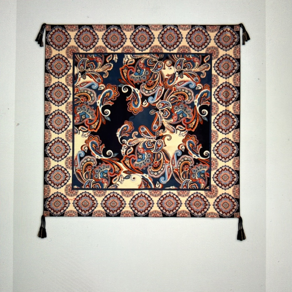 Johnny Was Silk Paisley Scarf